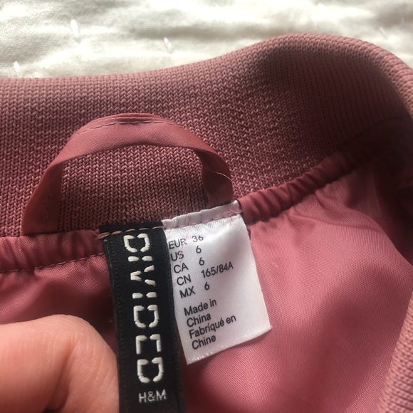 QUILTED SATIN BOMBER JACKET - Picture 7 of 7